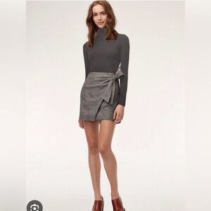 Wilfred Gray Mini Skirt